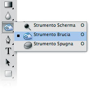 Figura 27: lo strumento Brucia