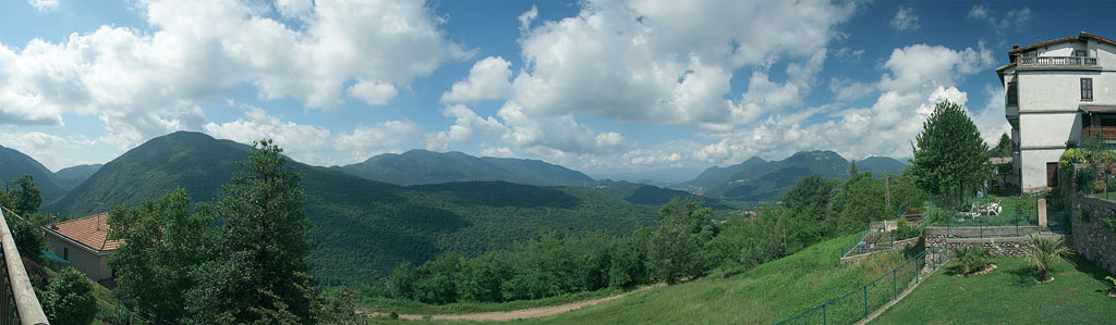 Figura 2: la foto panoramica realizzata con i singoli scatti