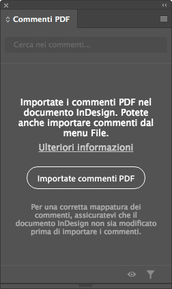 Figura 1: la palette Commenti PDF